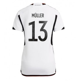 Tyskland Thomas Muller #13 Hemmakläder Dam VM 2022 Kortärmad